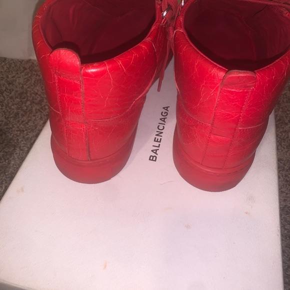 Balenciaga arena opaque rouge paprika